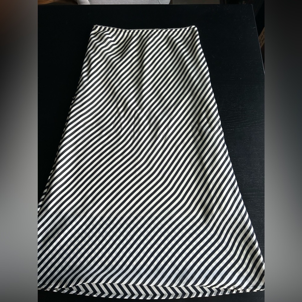 Vintage Forever21 Striped Midi Skirt